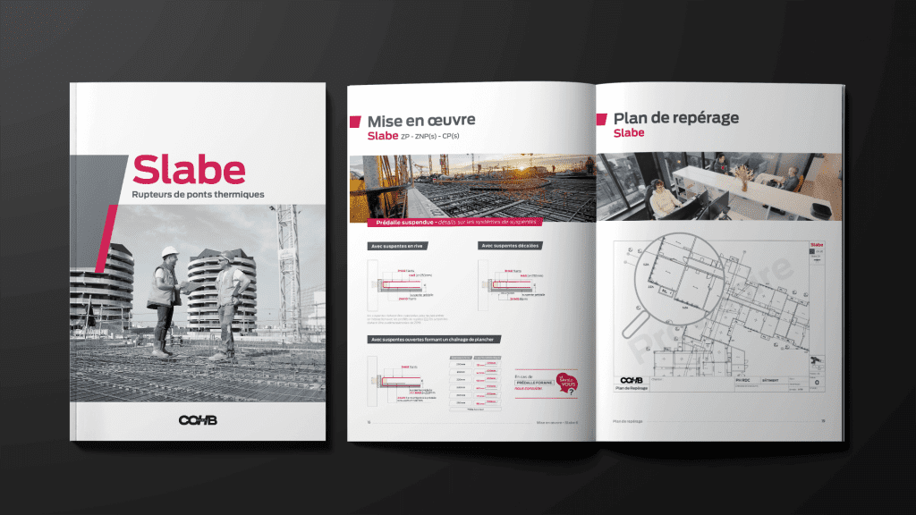 Edition documents commerciaux COHB Industrie - Réalisations graphiques. Support de communication / marketing - Rennes