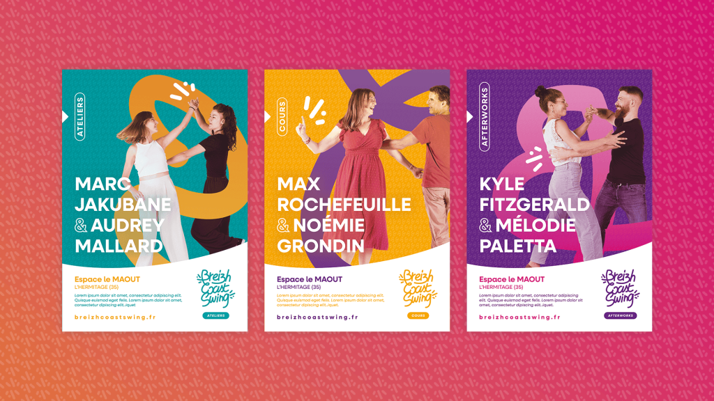 AFFICHE TYPOLOGIE BREIZH COAST SWING 2025